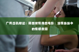 广州出轨取证：韩国爱情挽回电影：温情脉脉中的情感救赎
