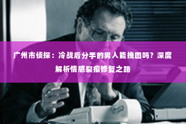广州市侦探：冷战后分手的男人能挽回吗？深度解析情感裂痕修复之路