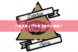广州侦探：**分手了还可以挽回**