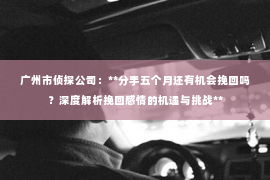 广州市侦探公司：**分手五个月还有机会挽回吗？深度解析挽回感情的机遇与挑战**