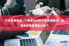 广州婚姻取证：**和老公分手了还会挽回吗？深度解析情感挽回之路**