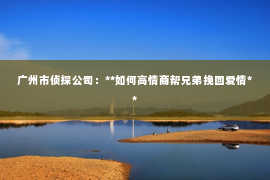 广州市侦探公司：**如何高情商帮兄弟挽回爱情**